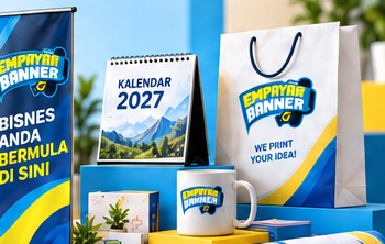 Visual contoh produk Empayar Banner untuk ejen